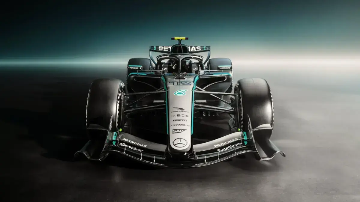 Carro da Mercedes para o Mundial de Fórmula 1