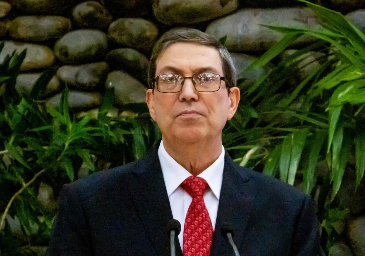 O ministro dos Negócios Estrangeiros de Cuba, Bruno Rodríguez
