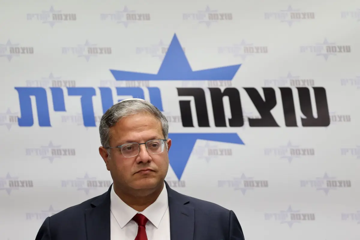 O ministro da Segurança Nacional de Israel, Itamar Ben Gvir