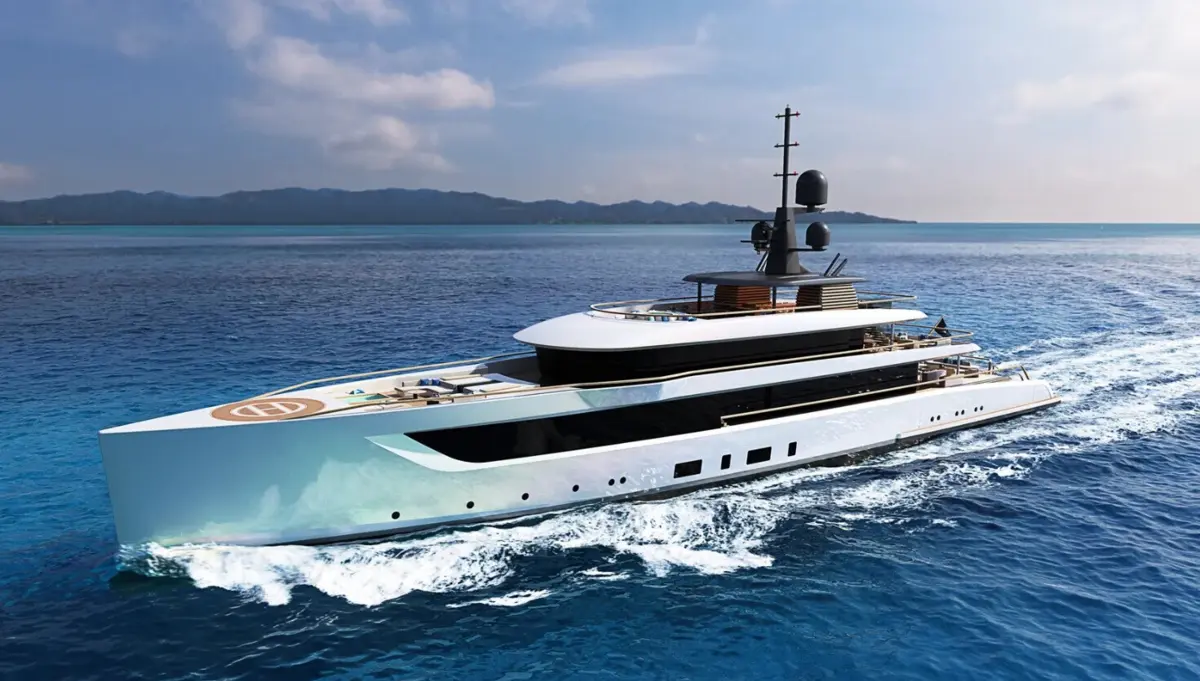 O novo iate do empresário espanhol Amancio Ortega chama-se "Projeto 2024"