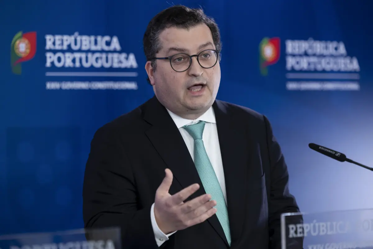 O ministro das Finanças, Joaquim Miranda Sarmento