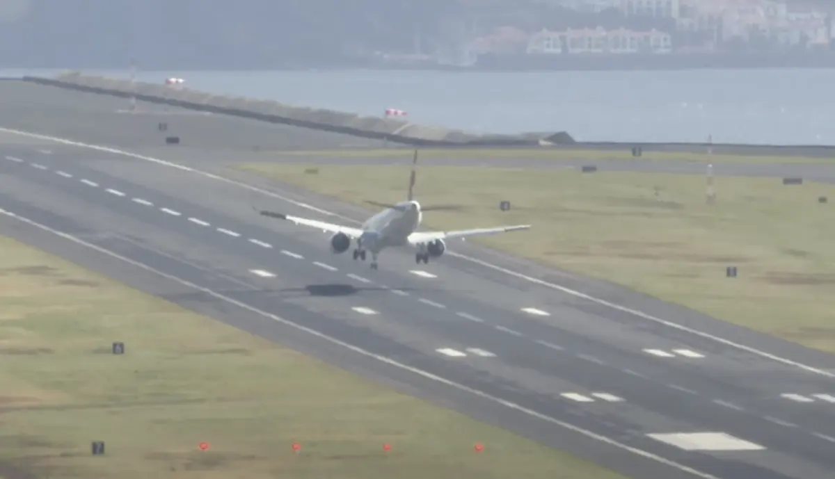 Imagem de contexto do artigo Avião da TAP faz aterragem difícil na Madeira devido aos ventos fortes