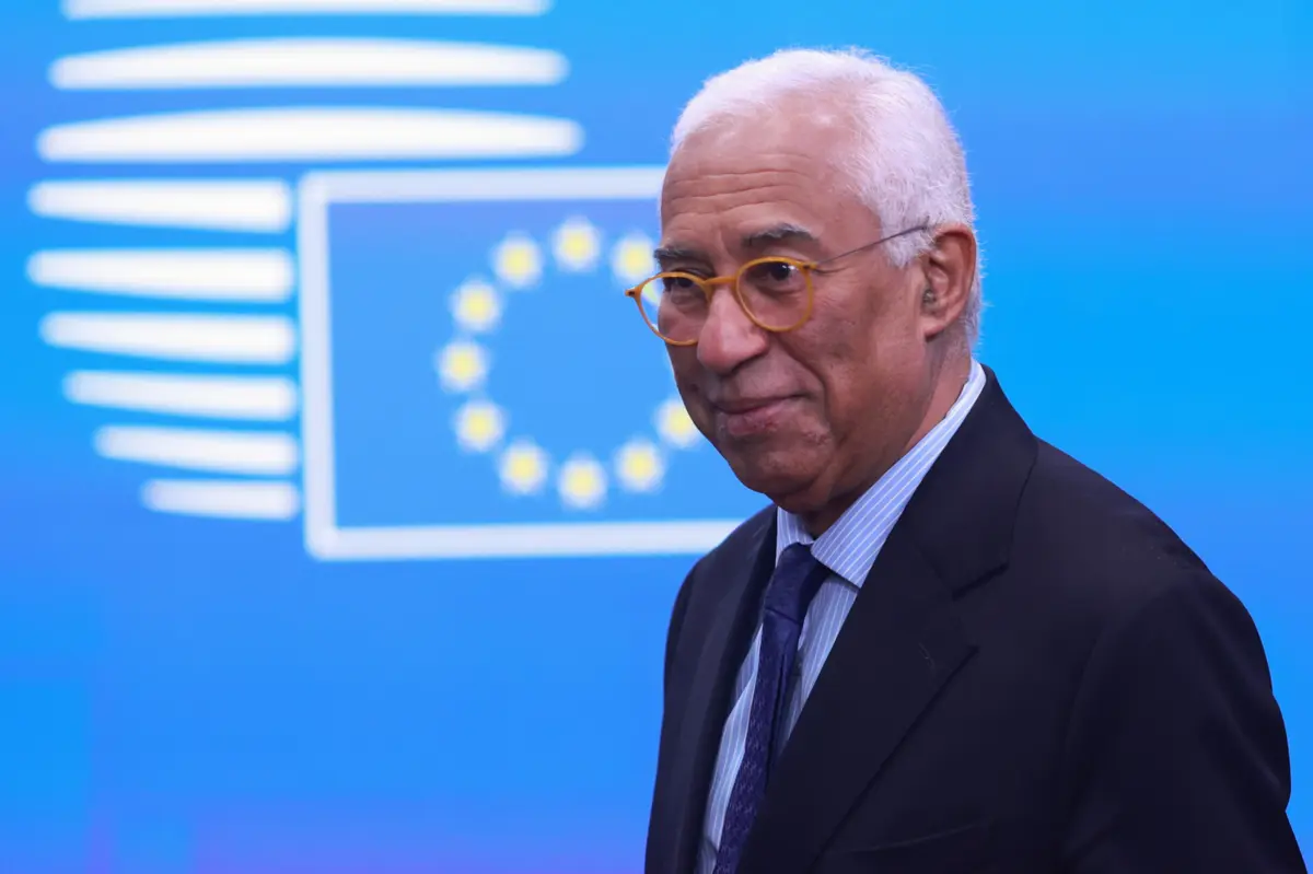 O presidente do Conselho Europeu, António Costa