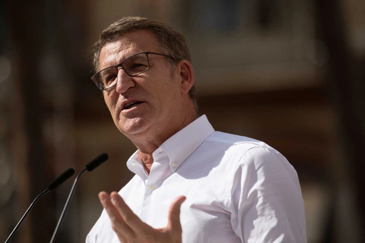 O líder do Partido Popular espanhol, Alberto Núñez Feijóo