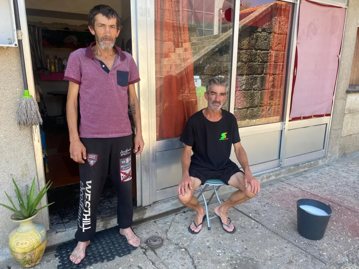 Paulo Ferreira, de 57 anos, (à esquerda) ficou ferido e Nuno Sousa, de 48, que acabou por falecer