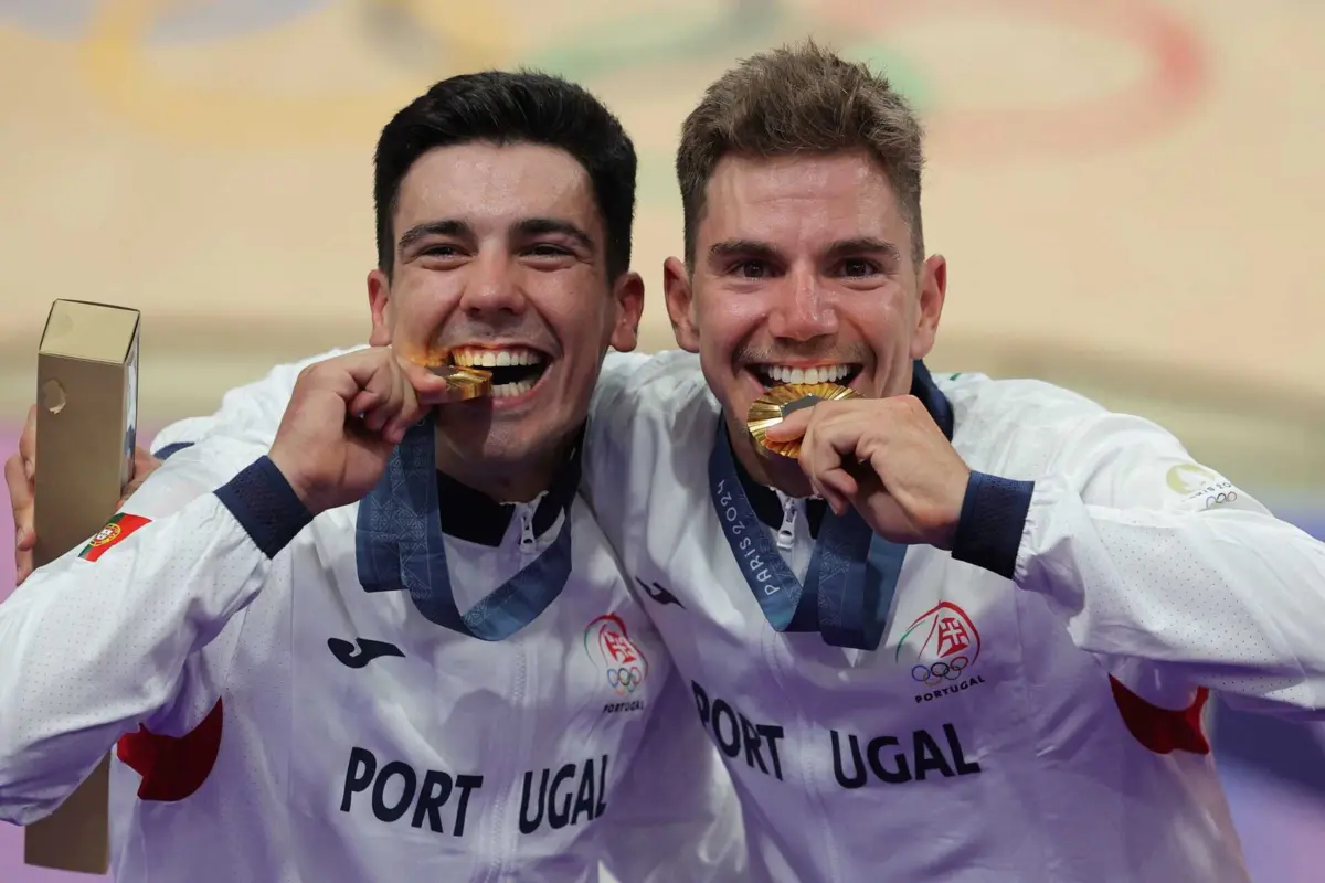 Iúri Leitão e Rui Oliveira são os atuais campeões olímpicos de ciclismo de pista