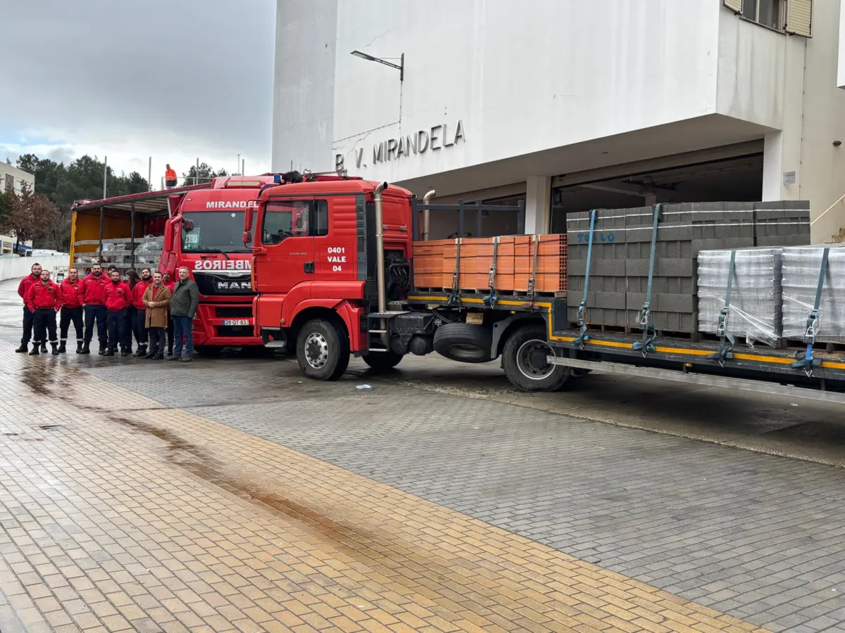 Bombeiros de Mirandela destacam o espírito solidário dos empresários e de particulares