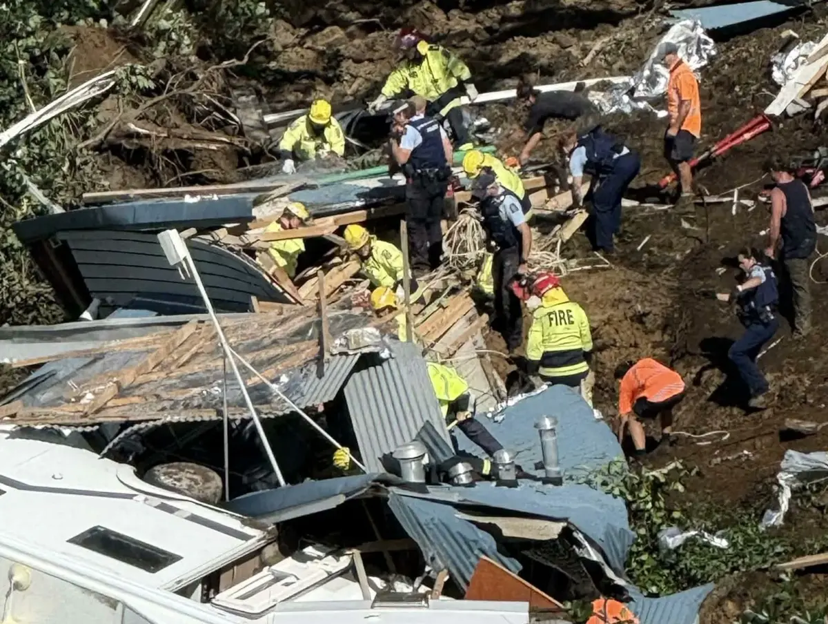 Imagem de contexto do artigo Dois mortos e muitos desaparecidos em deslizamento de terras na Nova Zelândia