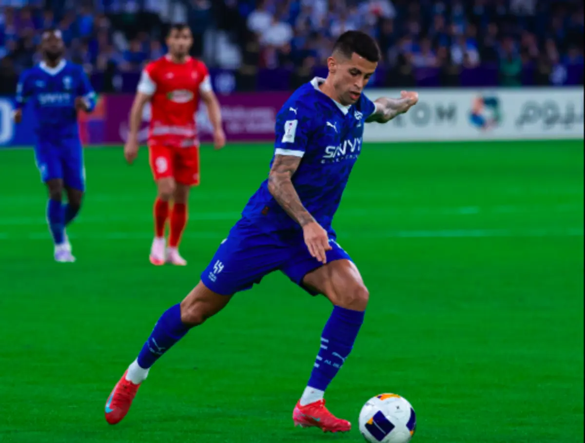 João Cancelo marcou pelo Al Hilal