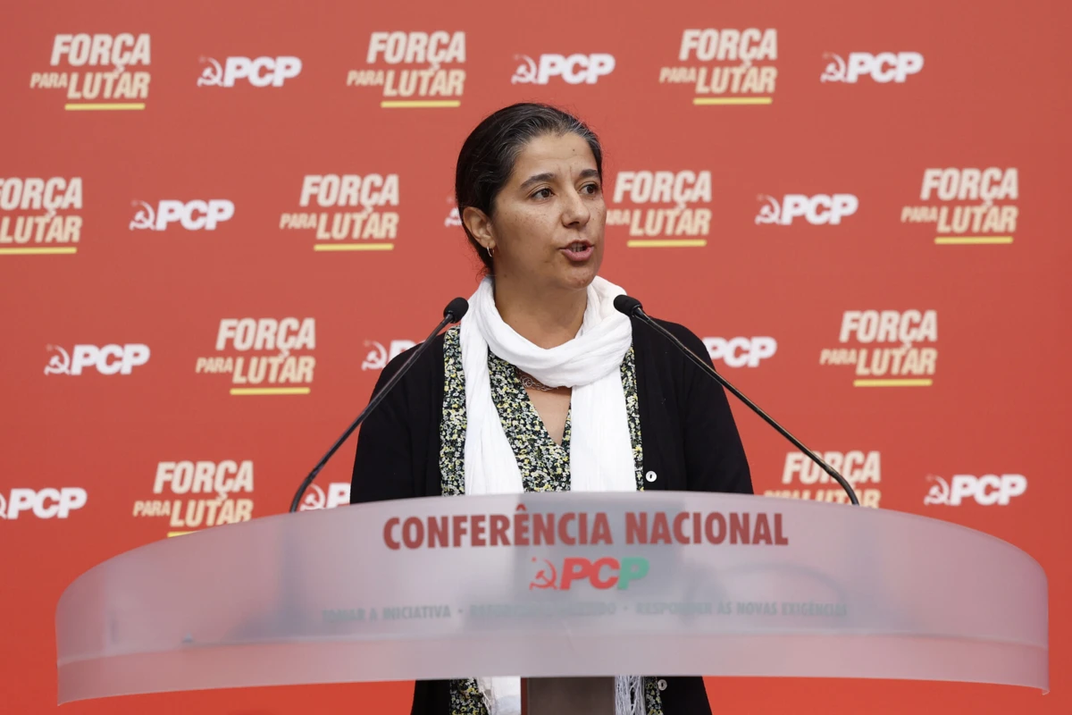 Paula Santos, líder parlamentar do PCP