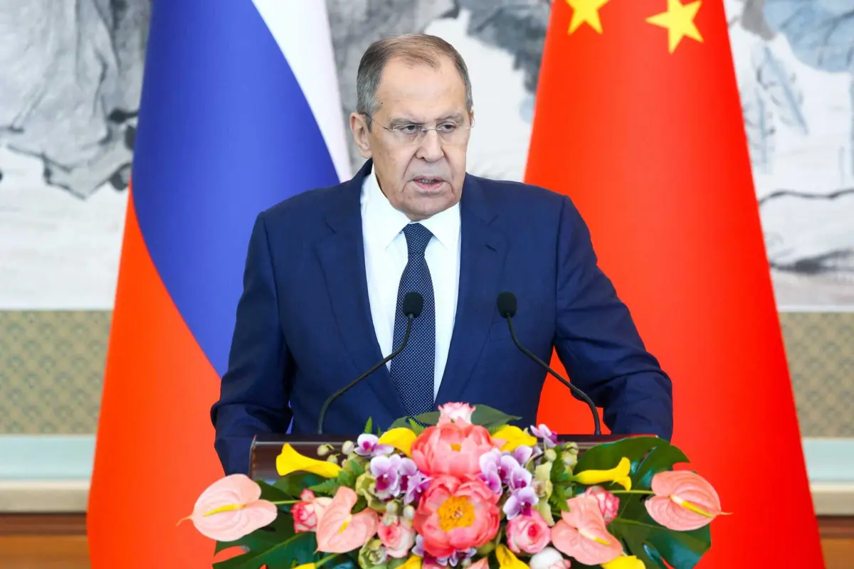 Sergei Lavrov em Pequim