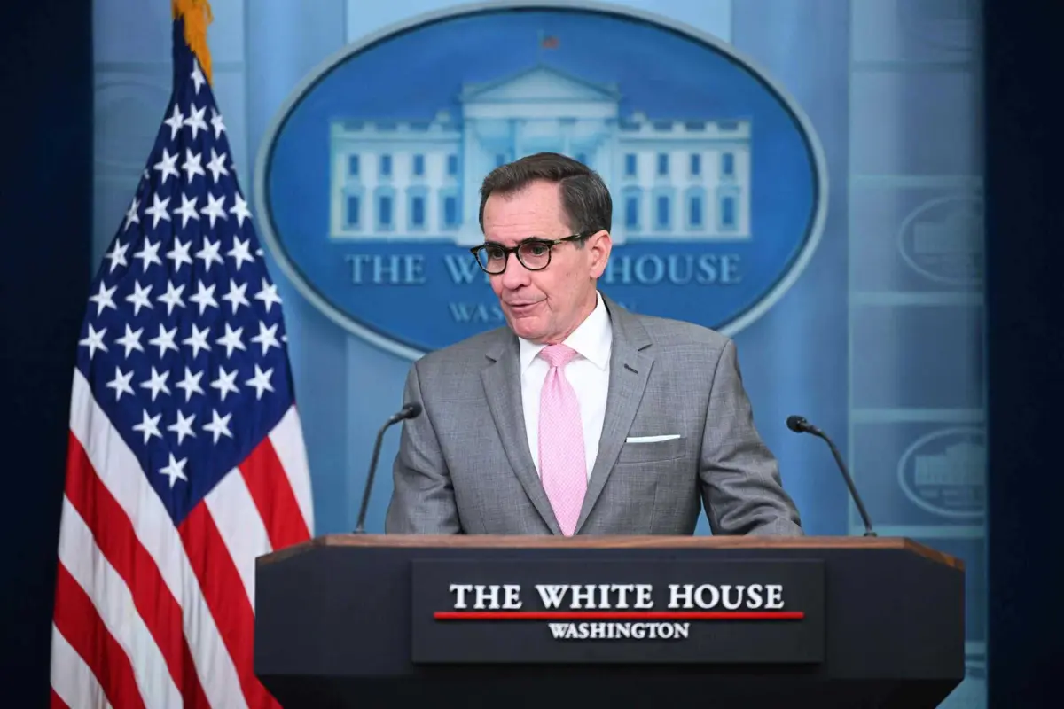 John Kirby, porta-voz do Conselho de Segurança Nacional dos EUA