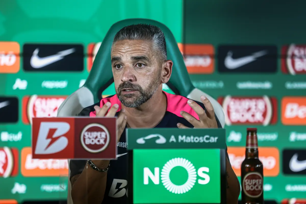 Rui Borges, treinador do Sporting