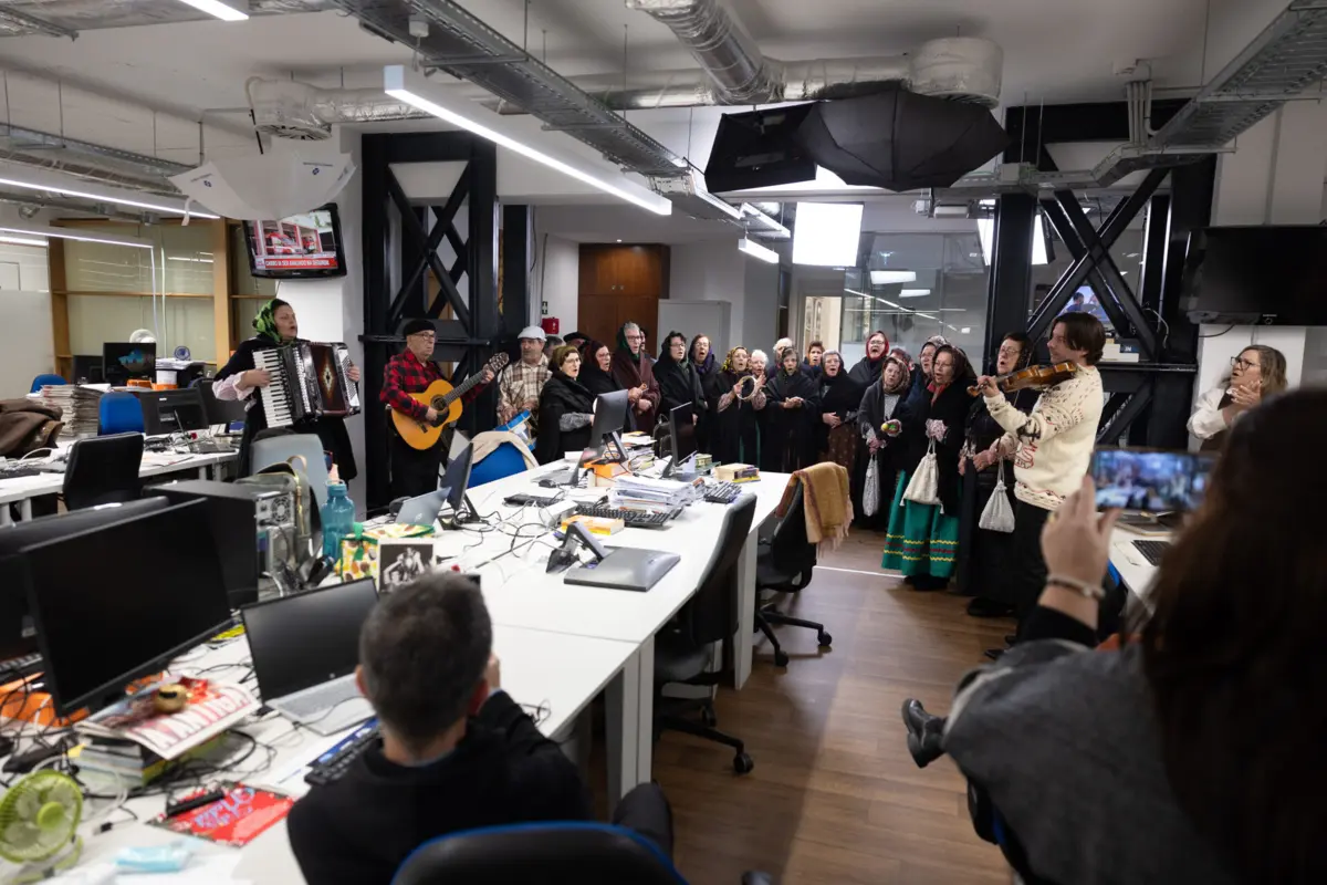 É a quinta vez que os jornalistas recebem a visita dos centros ocupacionais da Póvoa