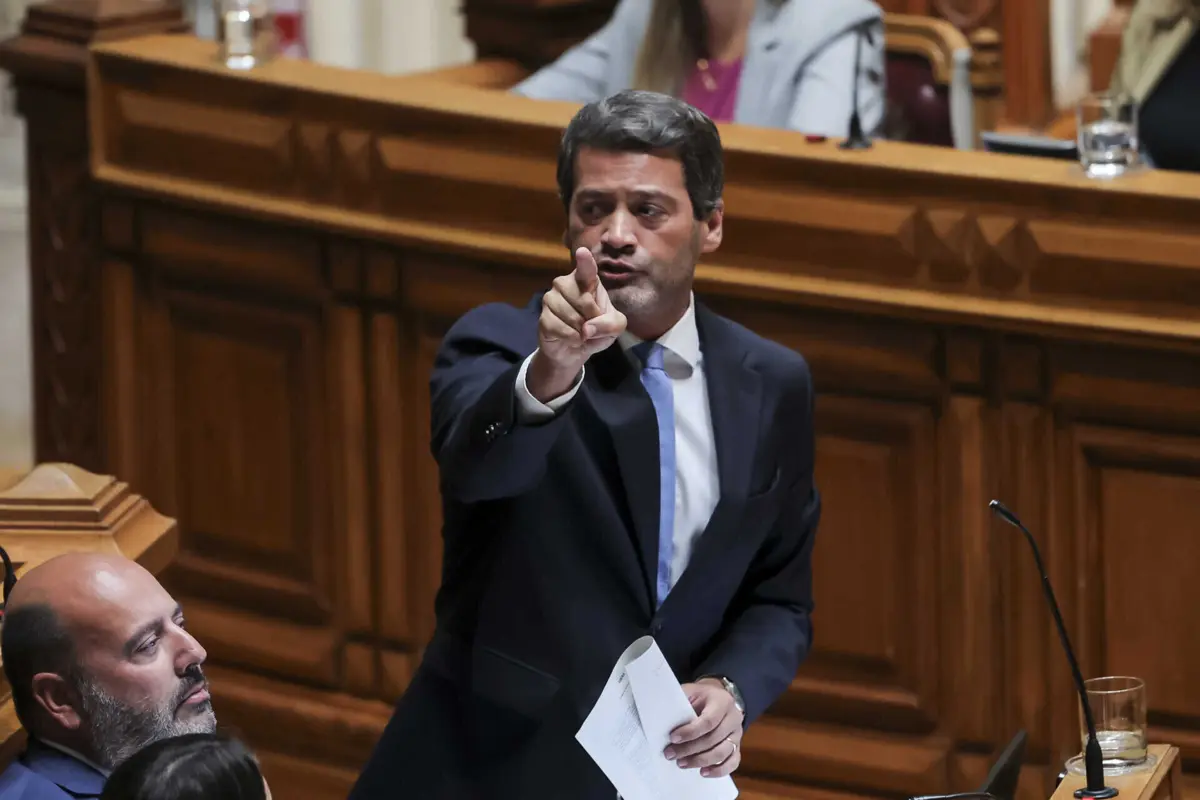 O presidente do Chega, André Ventura