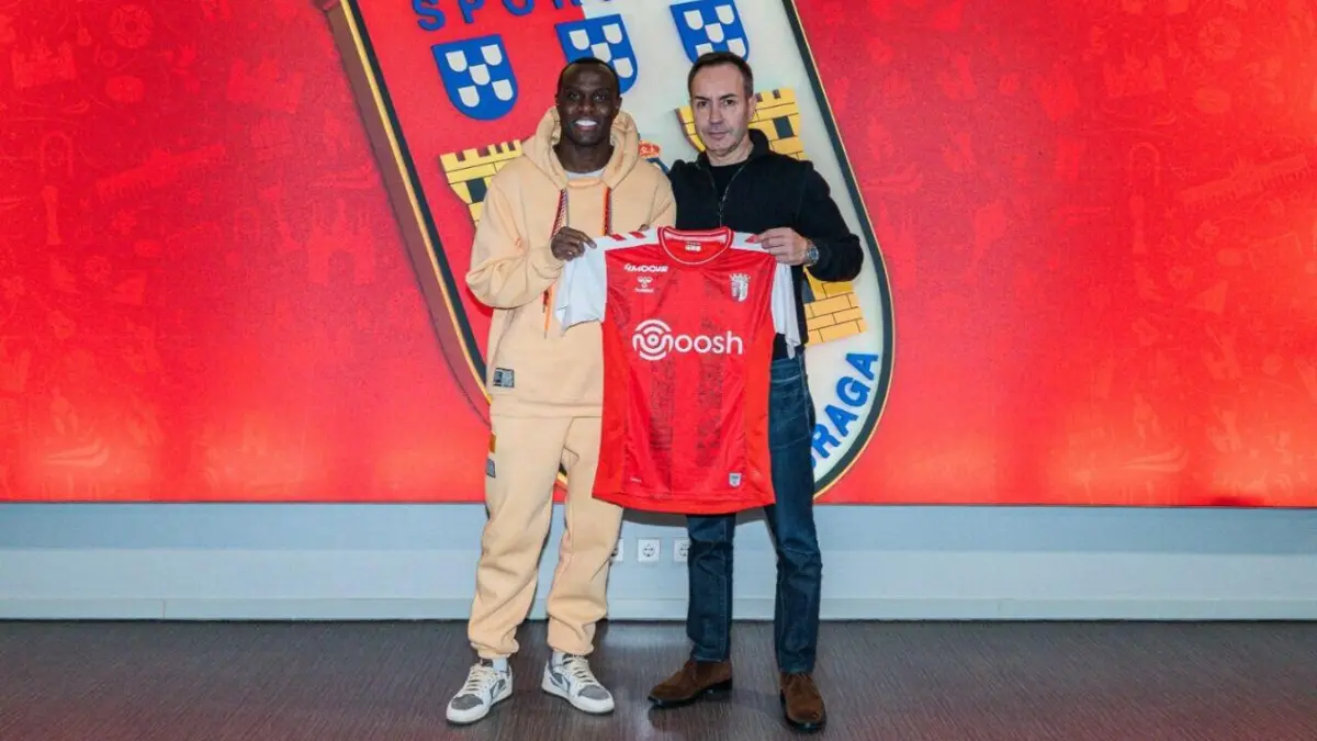 Bruma com o presidente António Salvador