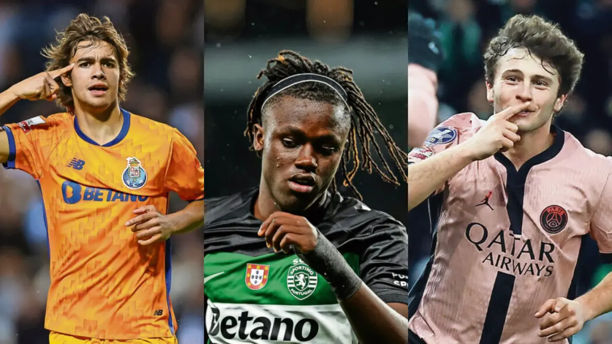 Rodrigo Mora, Geovany Quenda e João Neves