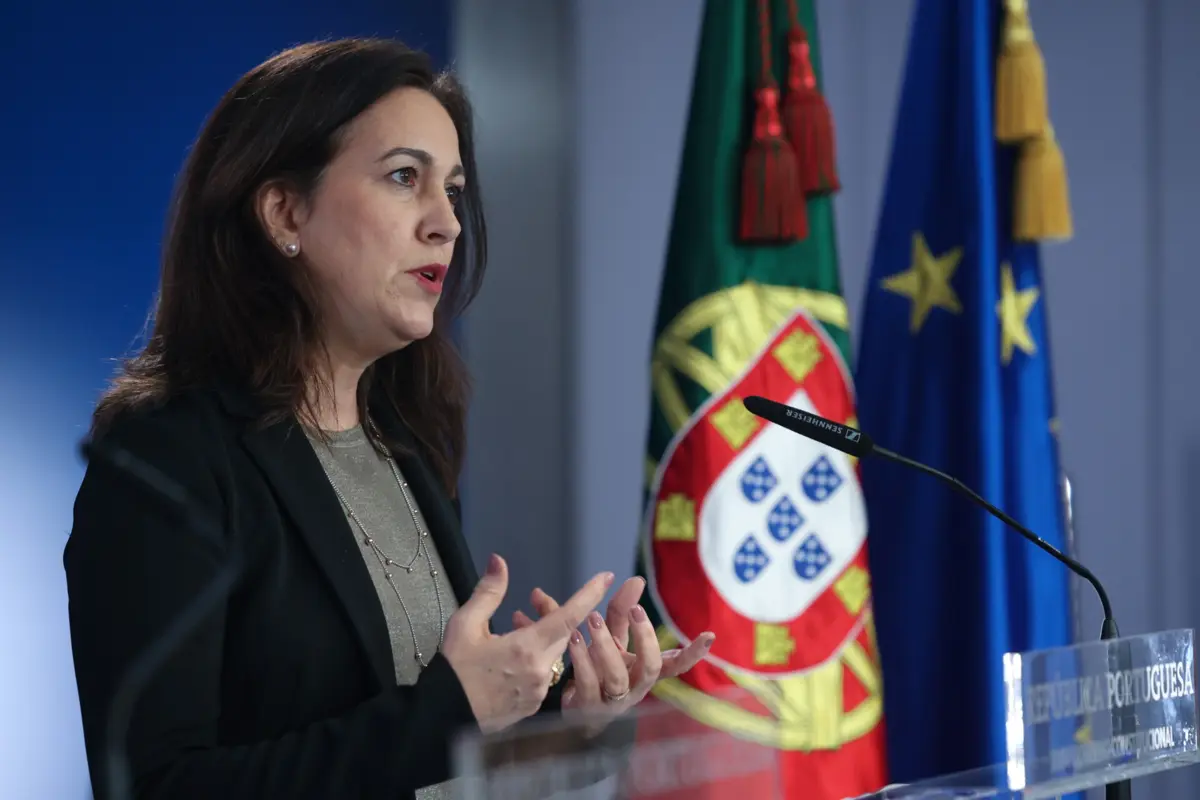 A ministra da justiça, Rita Alarcão Júdice