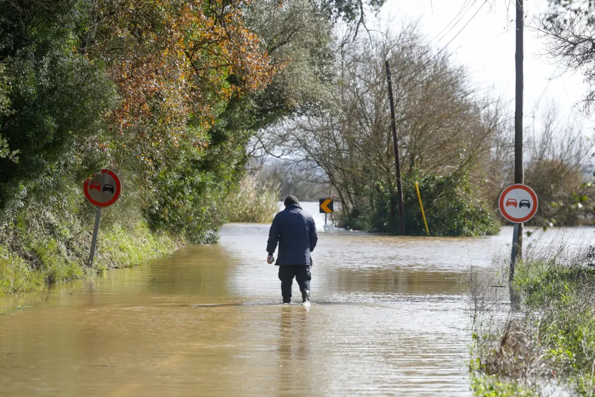 As regiões Centro, Lisboa e Vale do Tejo e Alentejo são as mais afetadas pelo mau tempo