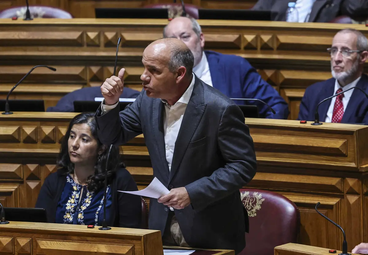 O secretário-geral do PCP, Paulo Raimundo