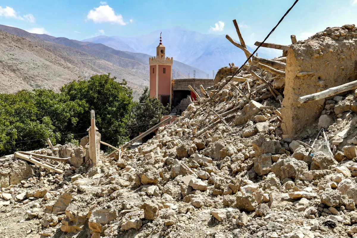 Imagem de contexto do artigo Tremor de terra de magnitude 4,6 sentido em Marraquexe