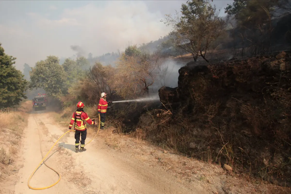 Algumas casas tiveram de ser evacuadas
