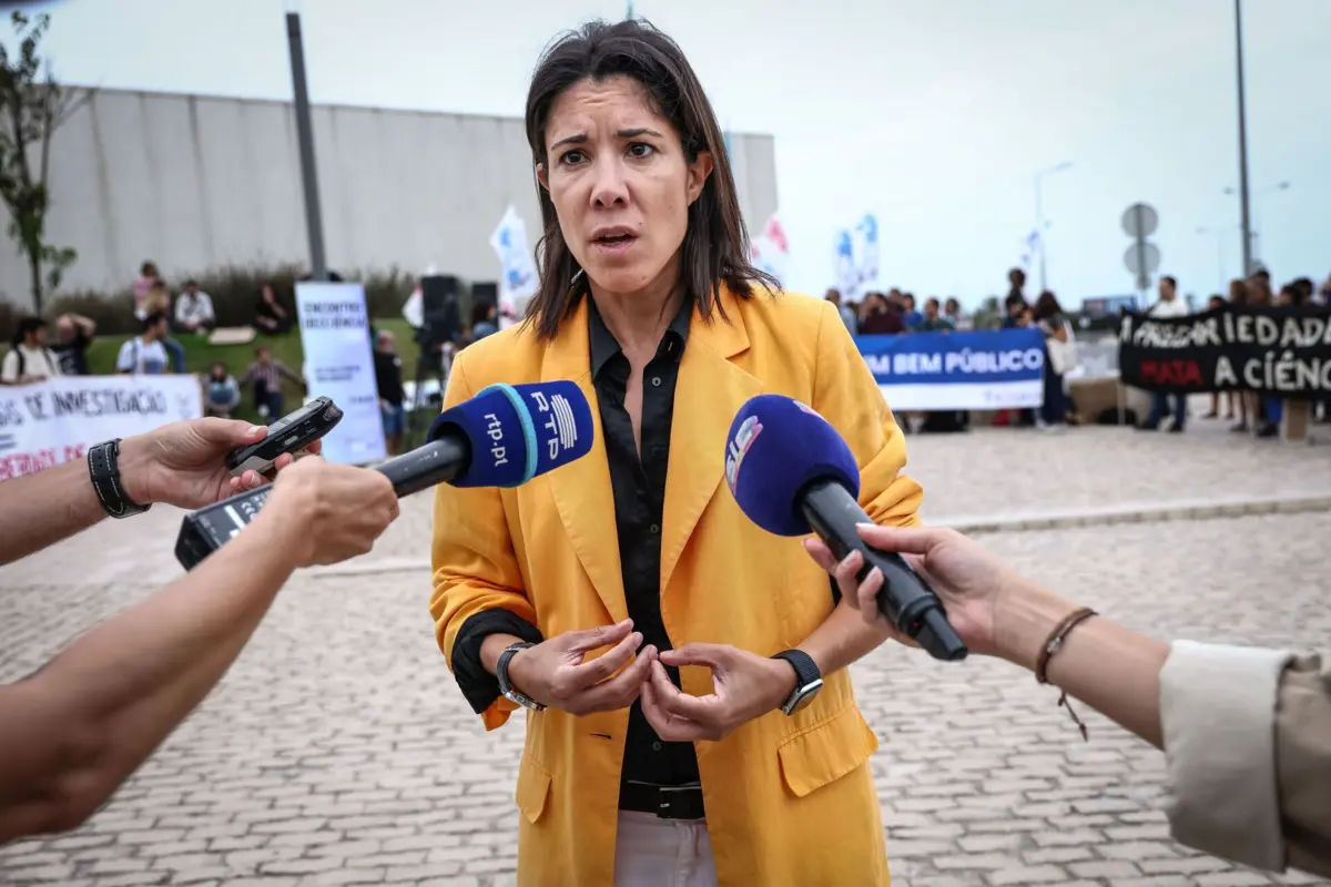 A dirigente do Bloco de Esquerda, Joana Mortágua