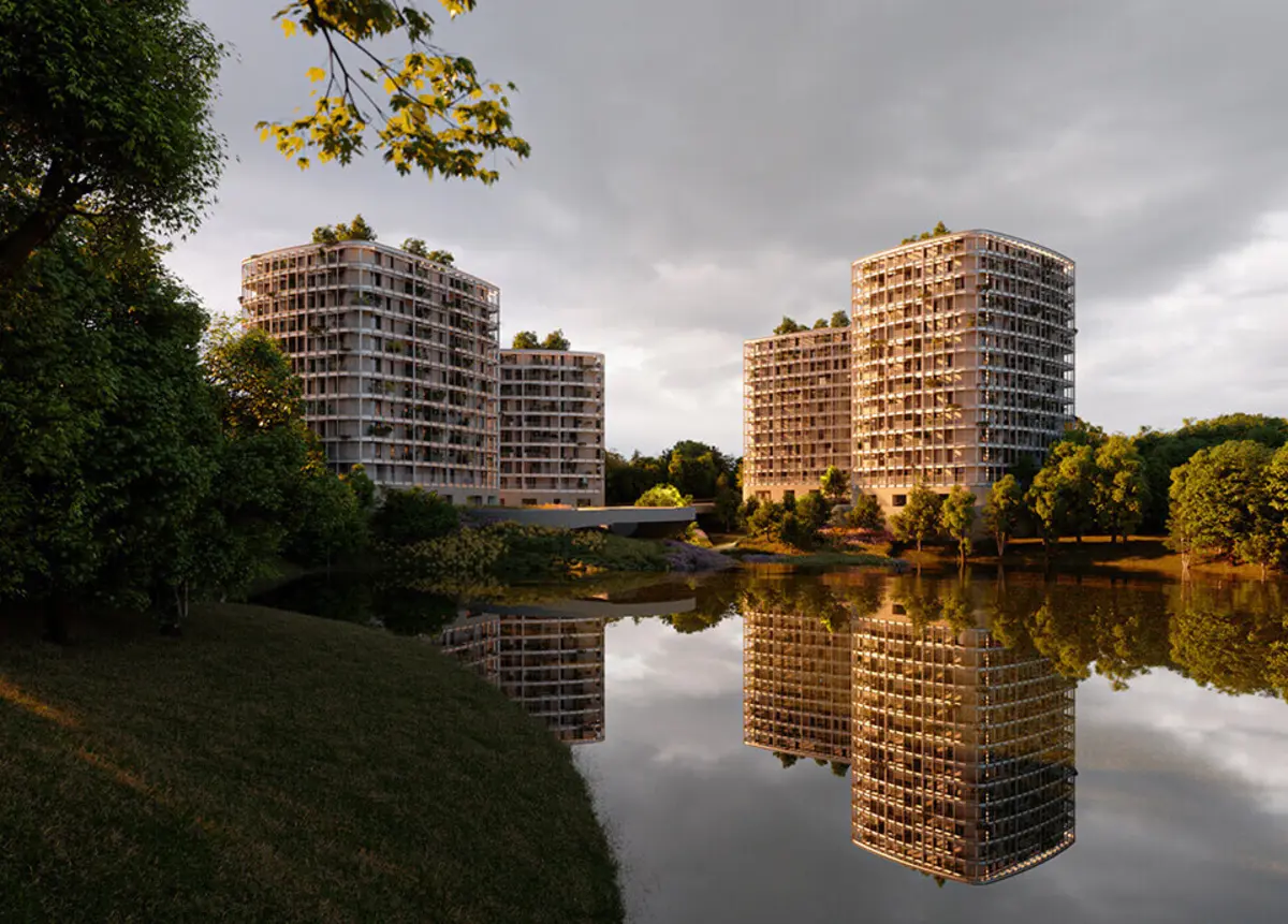 Imagem virtual do futuro empreendimento projetado pelo gabinete OODA