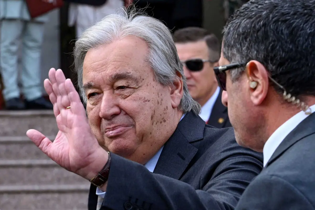O secretário-geral da ONU, António Guterres