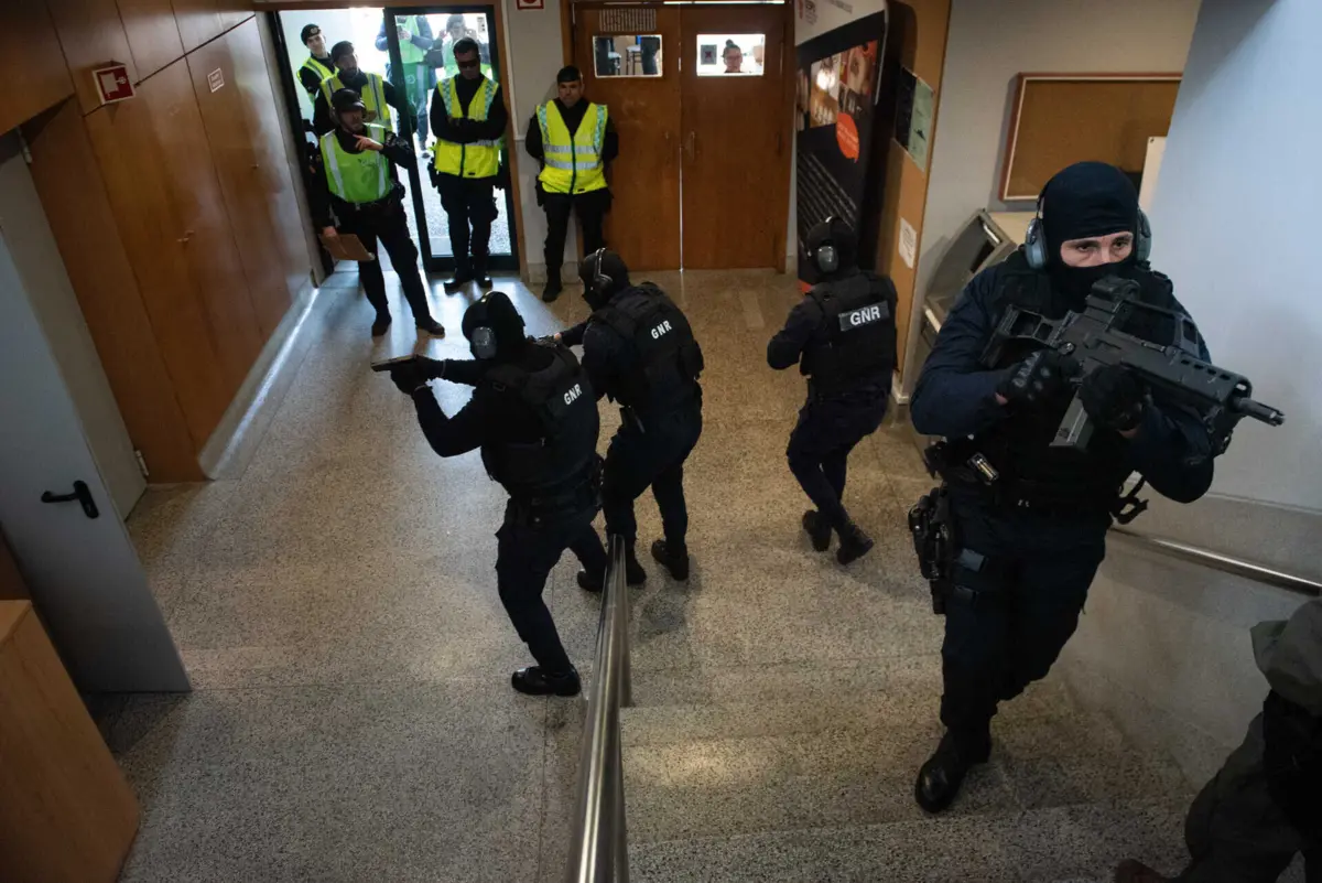 Participaram cerca de 90 militares da GNR