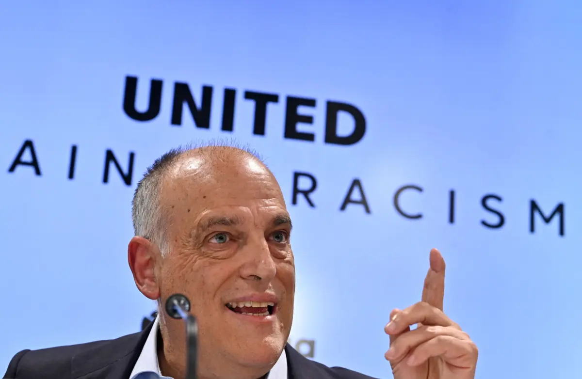 Javier Tebas, presidente da Liga espanhola
