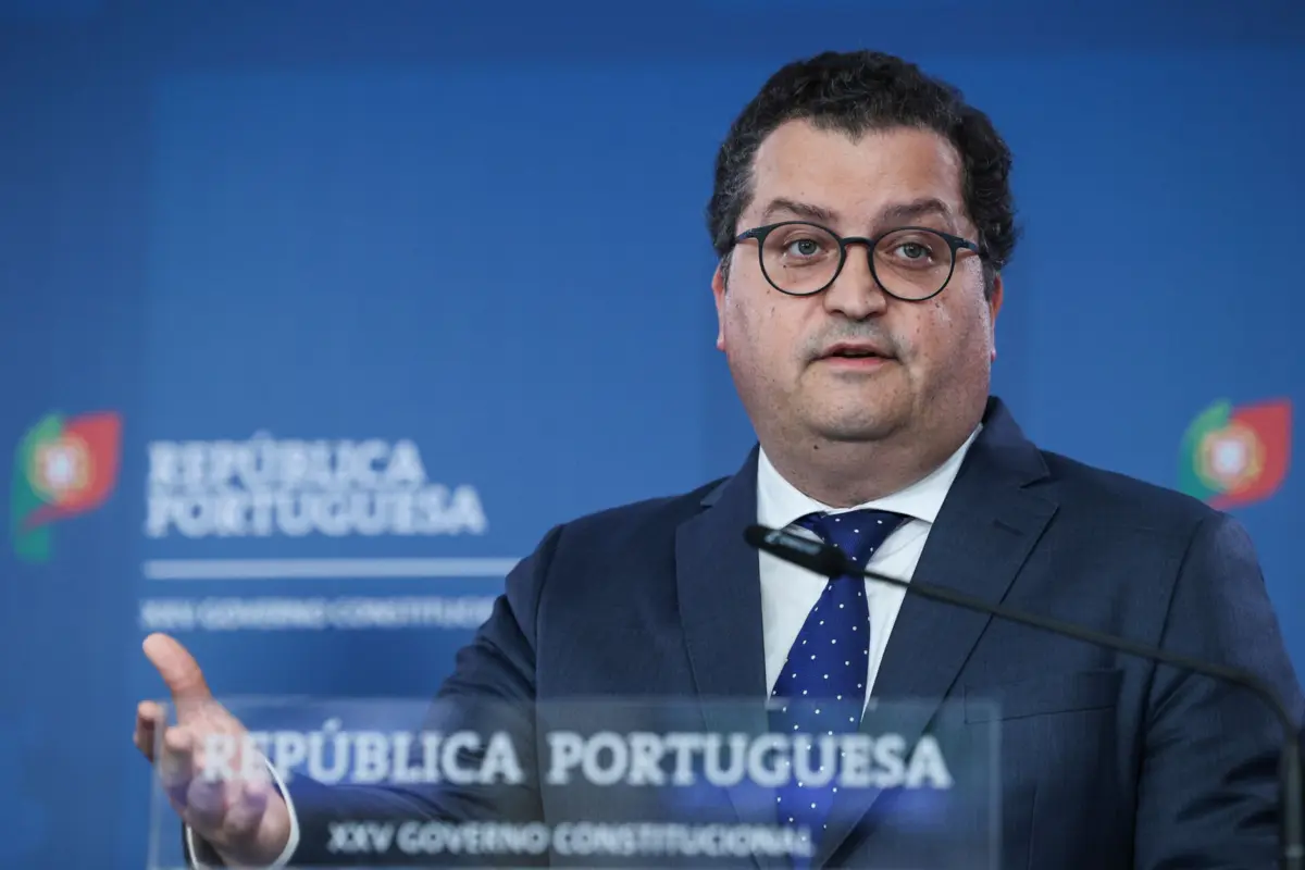 O ministro das Finanças, Joaquim Miranda Sarmento