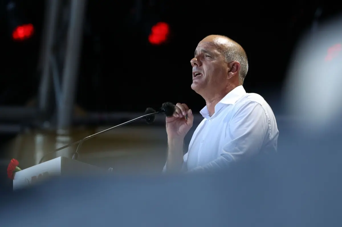 O secretário-geral do PCP, Paulo Raimundo