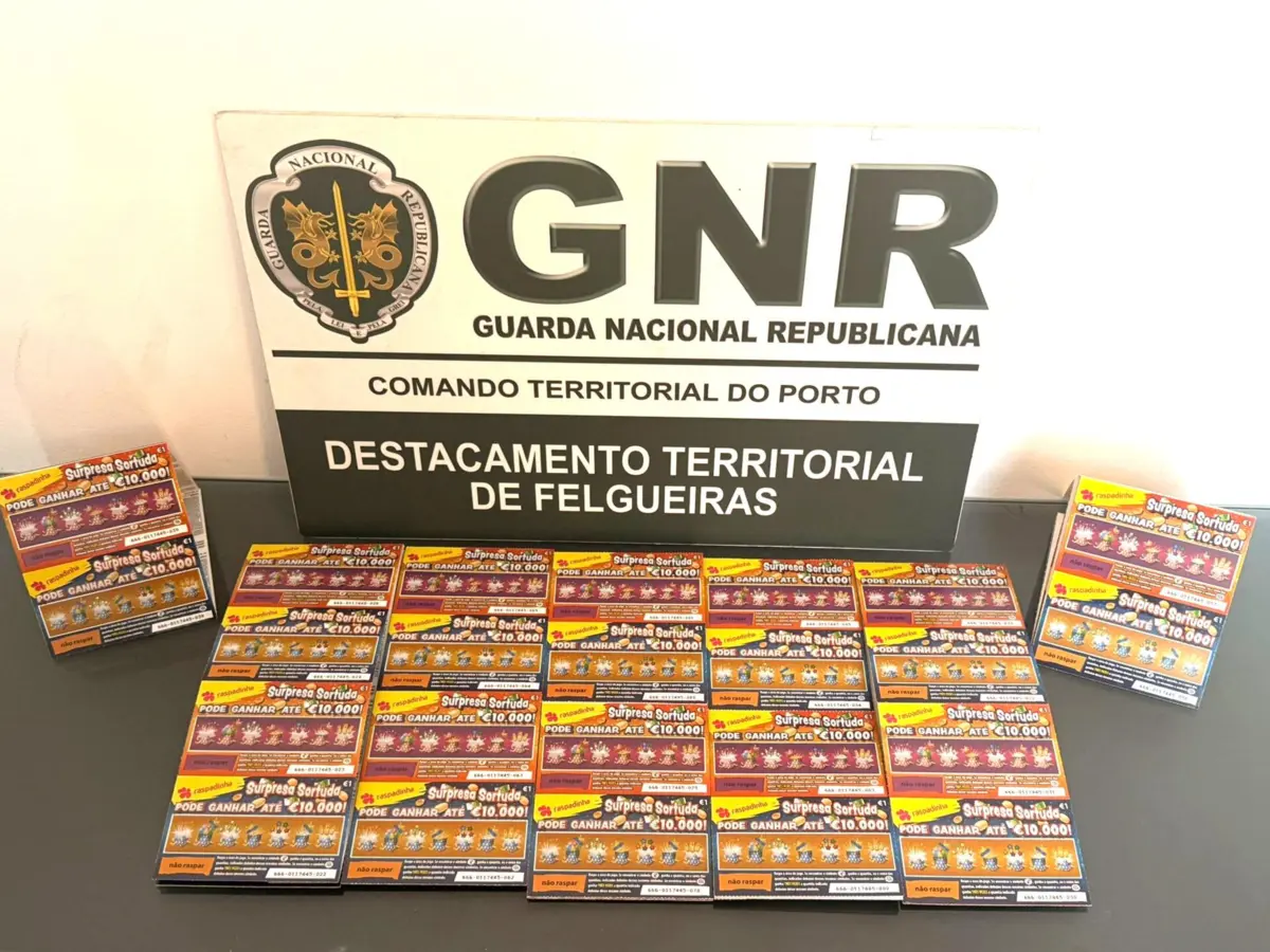 Raspadinhas foram furtadas em Paços de Ferreira