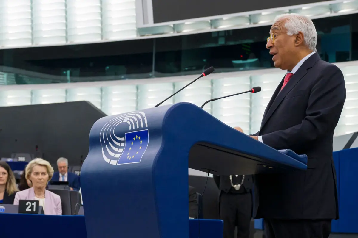 O presidente do Conselho Europeu, António Costa