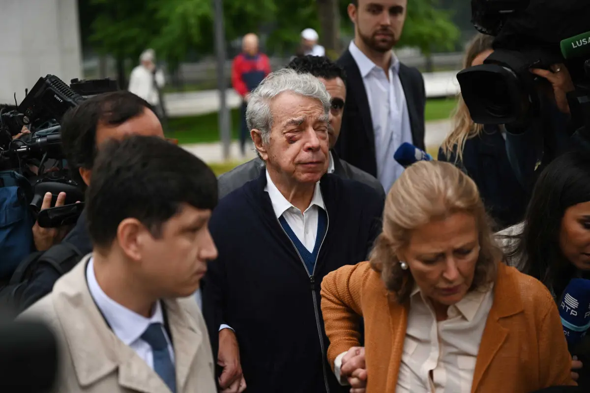 Ricardo Salgado, à chegada ao tribunal