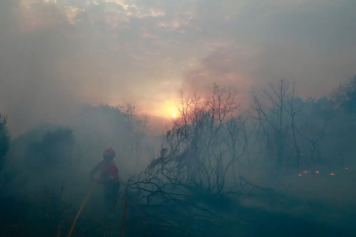 Operacional foi helitransportado para o Hospital de S. João, no Porto