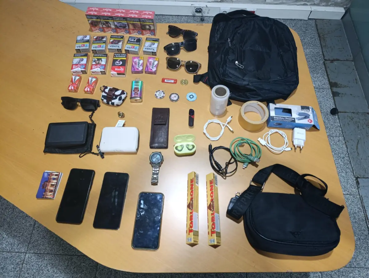 Material apreendido nas buscas