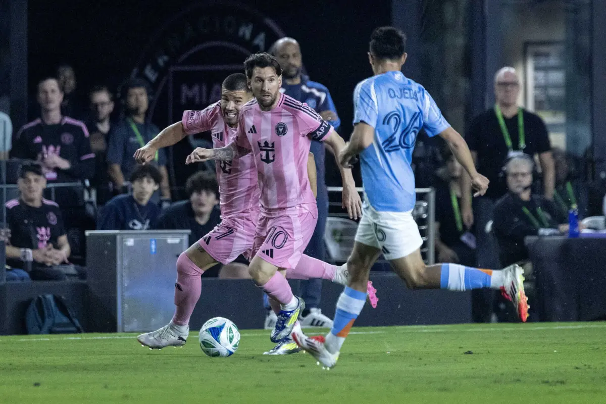 Lionel Messi em ação pelo Inter Miami