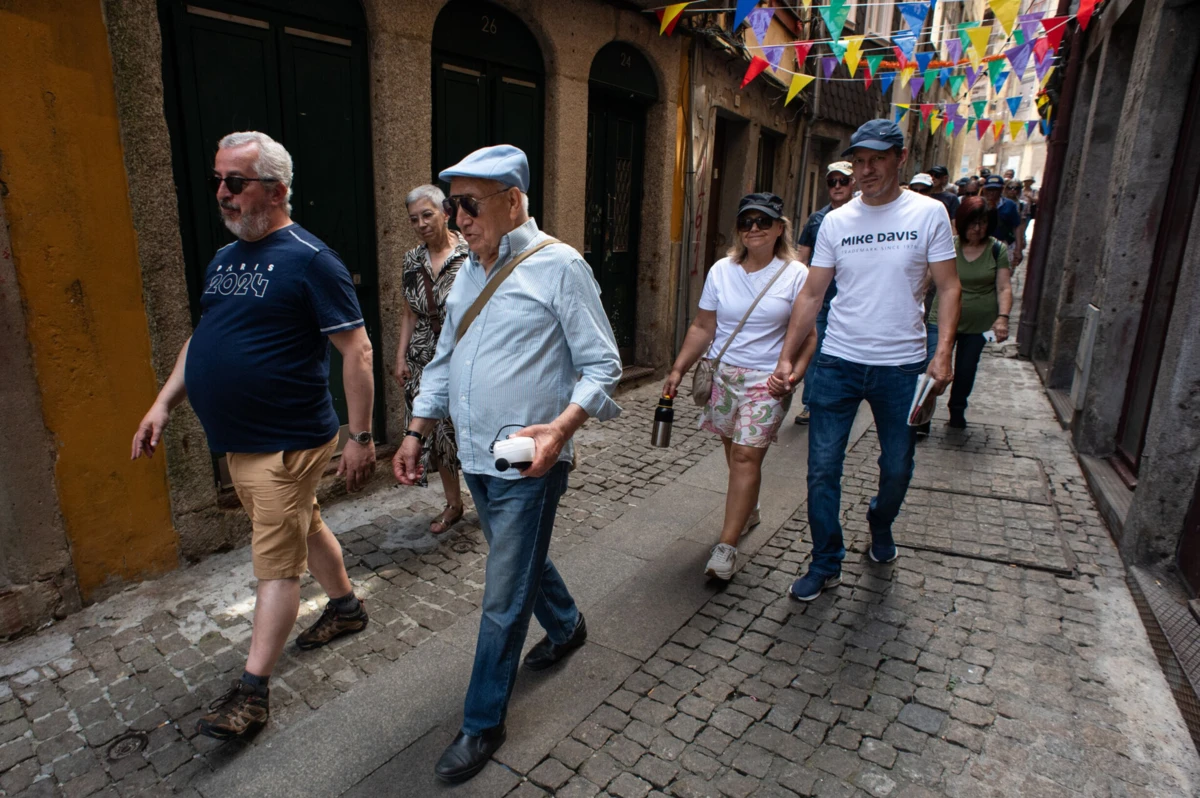 Germano Silva no passeio desta manhã