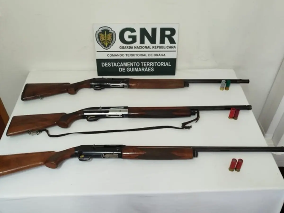 Imagem de contexto do artigo Detidos por caçar perto de casas em Fafe e Guimarães