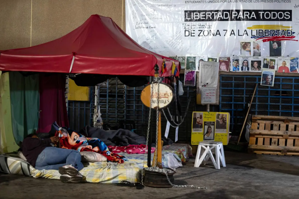 Imagem de contexto do artigo Mais de 200 presos políticos em greve de fome na Venezuela
