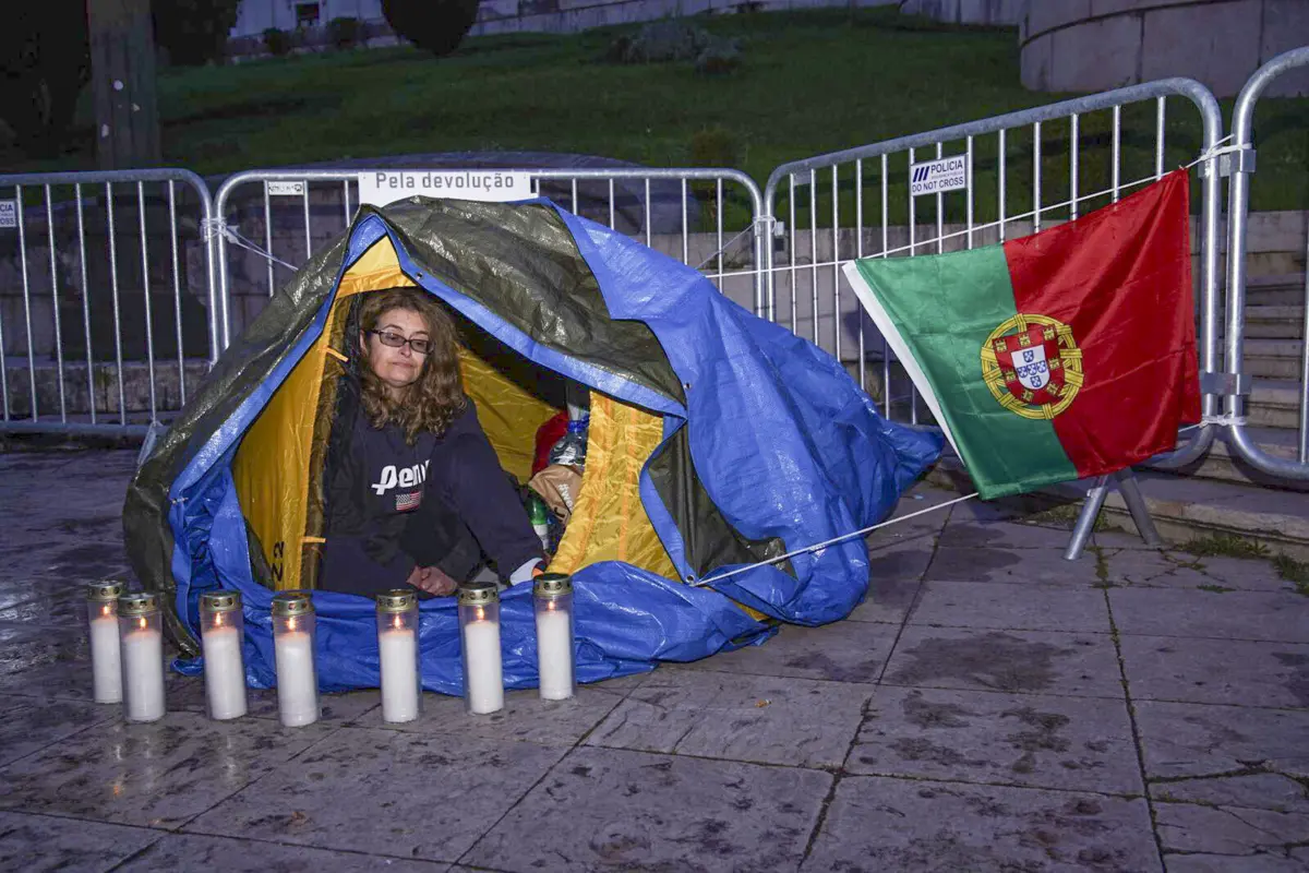 Susana Moreira dispensou uma semana de férias para realizar o protesto em Lisboa