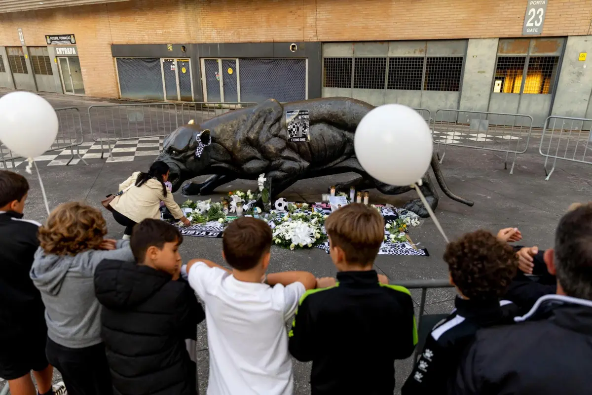 Jovens colegas prestaram homenagem