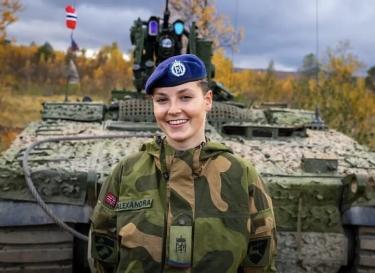 Princesa Ingrid Alexandra da Noruega integra o Batalhão de Engenheiros da Brigada do Norte