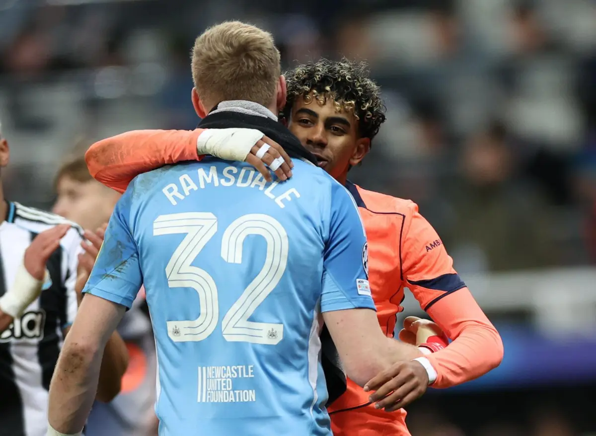 Barcelona jogou com o Newcastle United para a Liga dos Campeões (1-1)