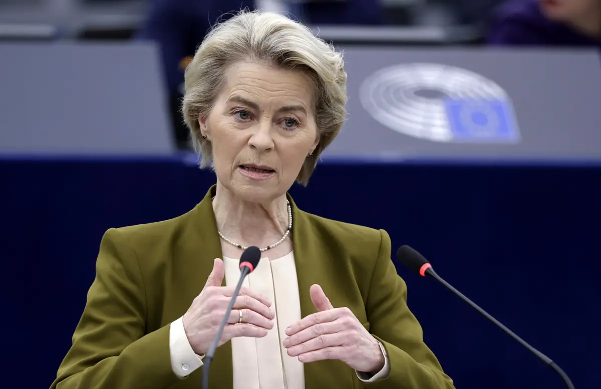 Ursula von der Leyen diz que “entrámos numa nova era de dura competição geoestratégica"