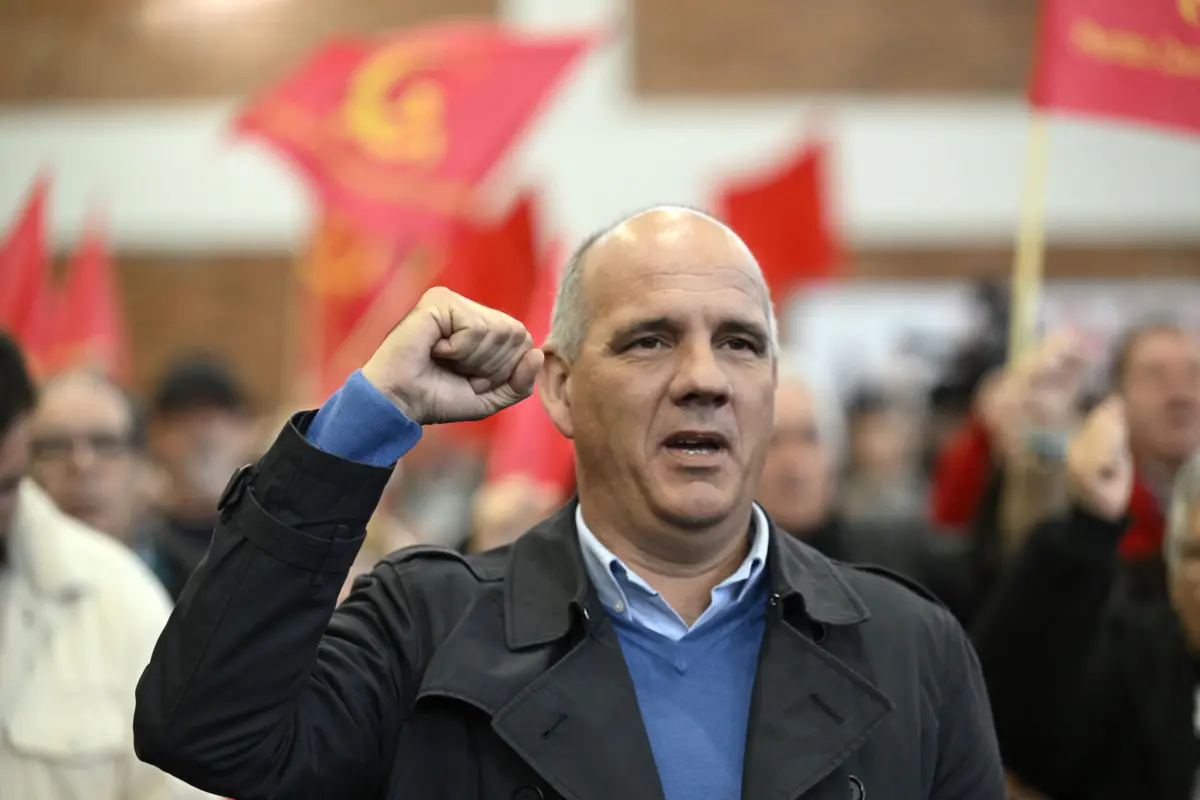 O secretário-geral do PCP, Paulo Raimundo