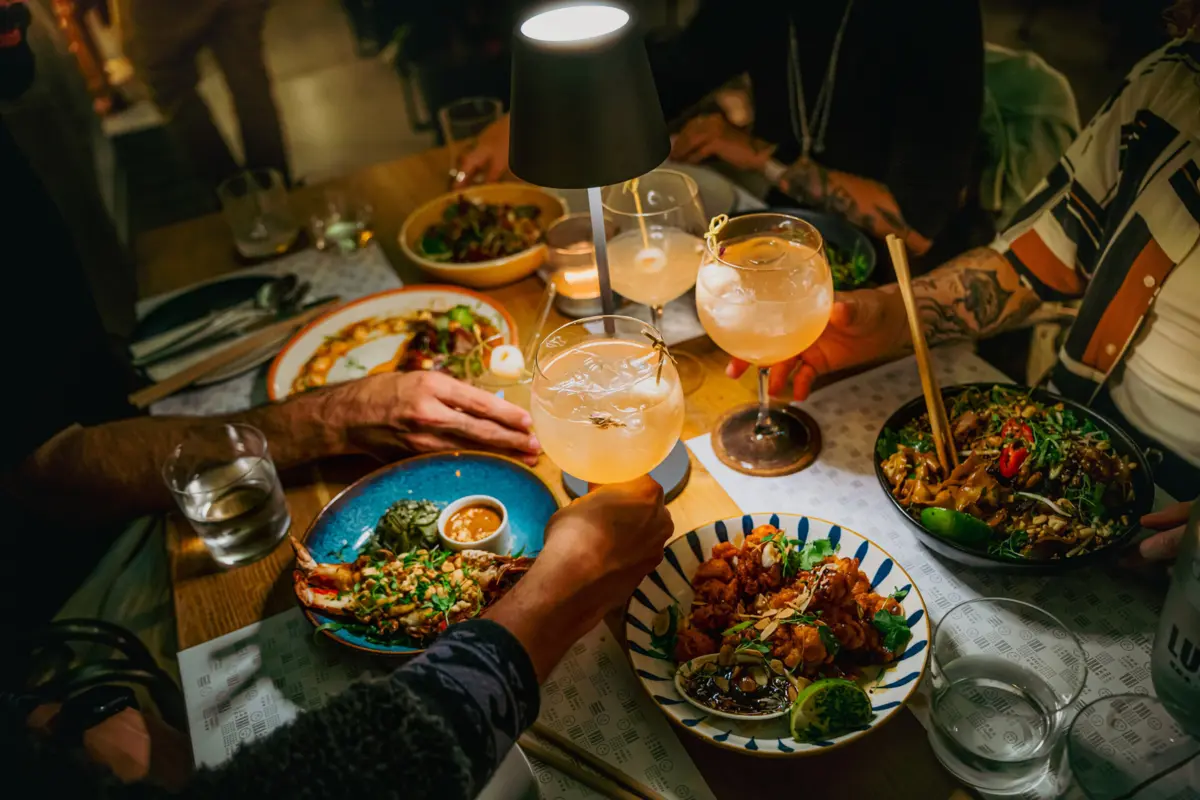 O restaurante da Rua Luciano Cordeiro.