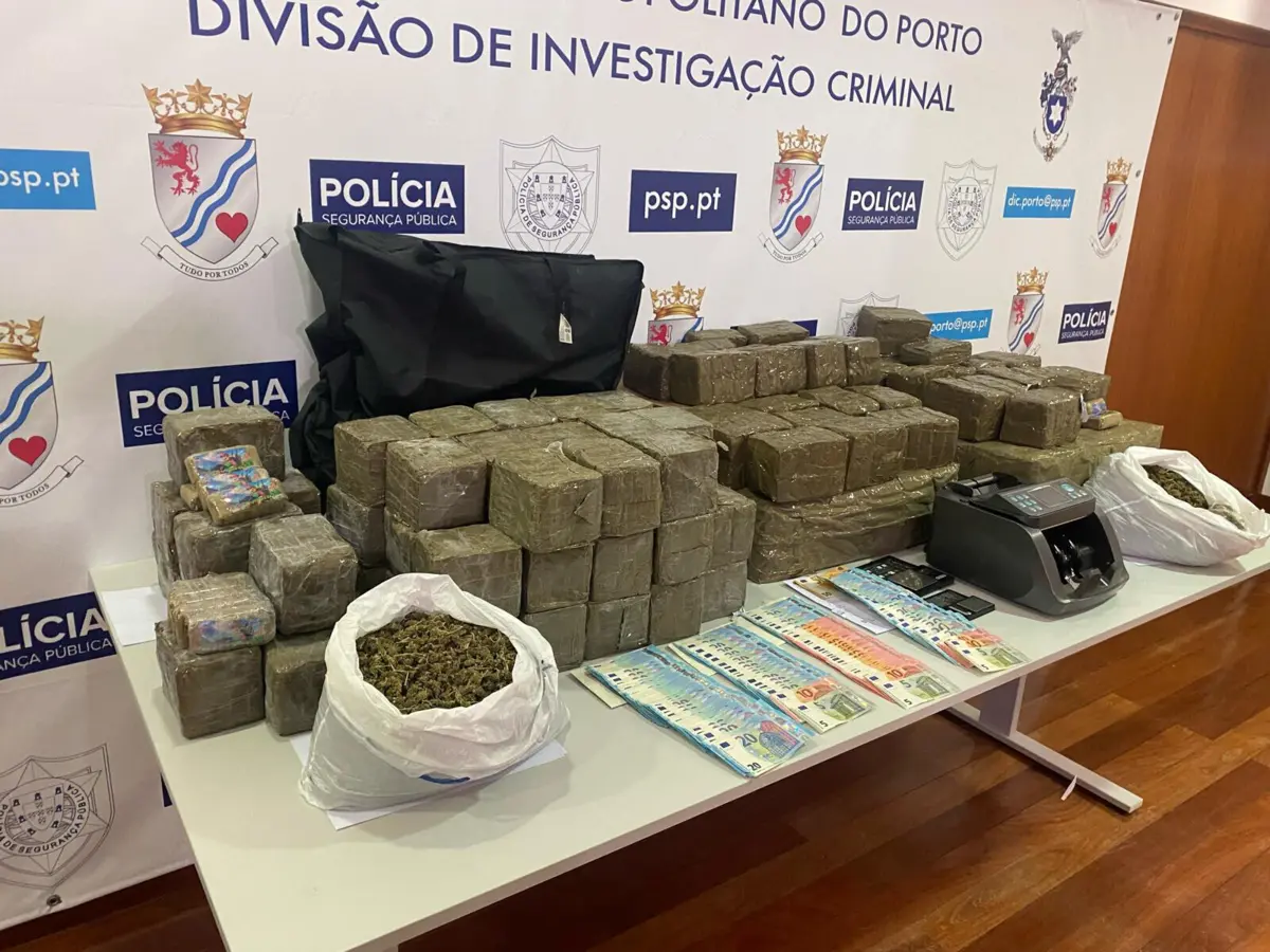 No total, foram apreendidos mais de 120 quilos de haxixe